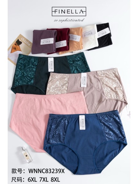 Majtki damskie, size 6-8xl paczka 24szt ,mix kolor