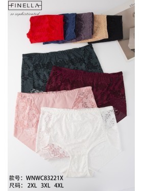 Majtki damskie, size 2-4xl paczka 24szt ,mix kolor
