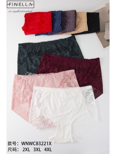 Majtki damskie, size 2-4xl paczka 24szt ,mix kolor