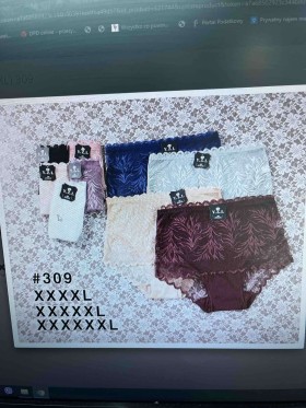 Majtki damskie, size 4-6xl paczka 24szt ,mix kolor