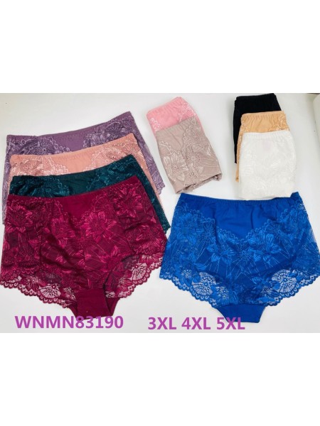 Majtki damskie, size 3-5xl paczka 24szt ,mix kolor