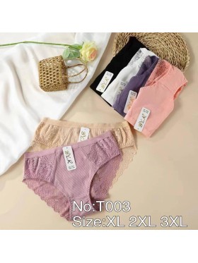Majtki damskie, size XL-3xl paczka 24szt ,mix kolor
