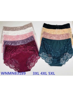 Majtki damskie, size 3-5xl paczka 24szt ,mix kolor