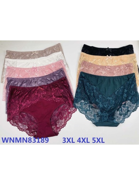 Majtki damskie, size 3-5xl paczka 24szt ,mix kolor