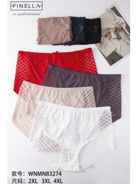 Majtki damskie, size 2-4xl paczka 24szt ,mix kolor