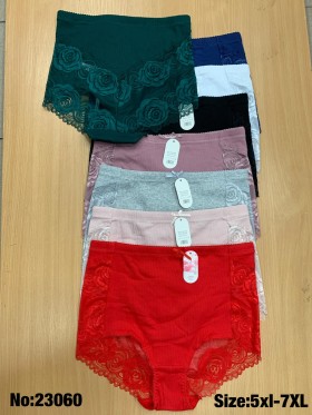 Majtki damskie, size 5-7xl paczka 24szt ,mix kolor