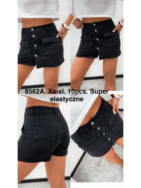 Spódnica krótka jeansowa damska ,size XS-XL, paczka 10szt,