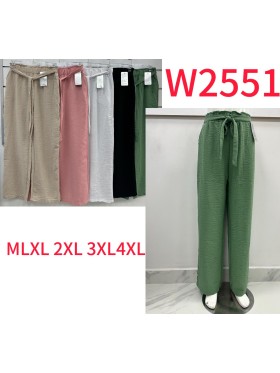 Spodnie damskie ,size m-4xl ,paczka 12szt, mix kolor
