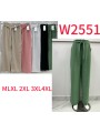 Spodnie damskie ,size l-3xl ,paczka 12szt, mix kolor