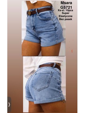 Spodenki jeansowe damskie M'sara, size XS-XL paczka 10szt,