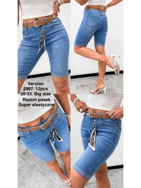 Spodenki jeansowe damskie , size 28-33 paczka 12szt,