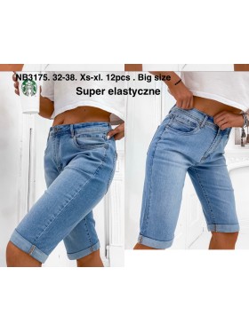 Spodenki jeansowe damskie , size XS-XL paczka 12szt,