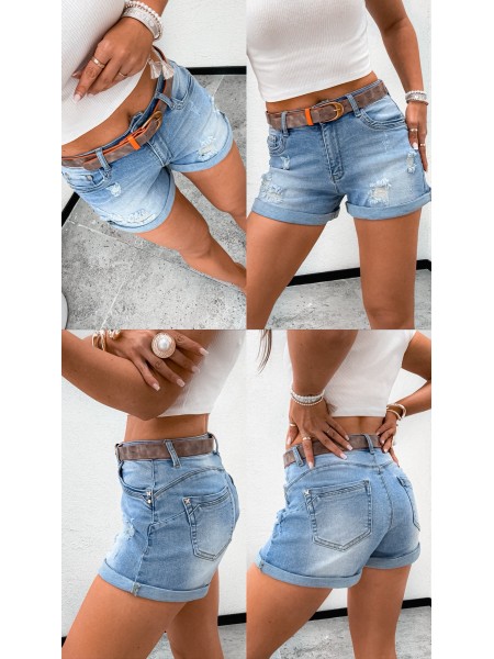 Spodenki jeansowe damskie M'sara, size XS-XL paczka 10szt,
