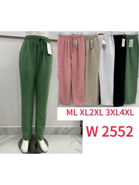 Spodnie damskie ,size m-4xl ,paczka 12szt, mix kolor