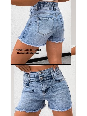 Spodenki jeansowe damskie , size XS-XL paczka 10szt,
