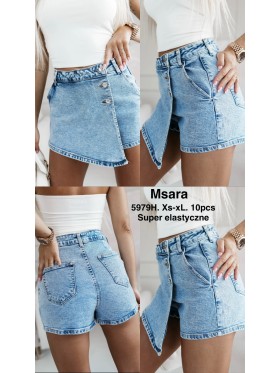 Spódnica krótka jeansowa damska M'sara,size XS-XL, paczka 10szt,