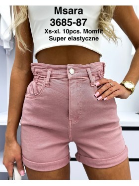 Spodenki jeansowe damskie M'sara, size XS-XL paczka 10szt,