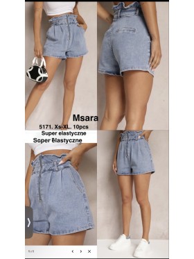 Spodenki jeansowe damskie M'sara, size XS-XL paczka 10szt,