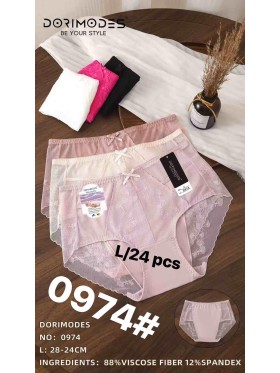 Majtki damskie, size l paczka 24szt ,mix kolor