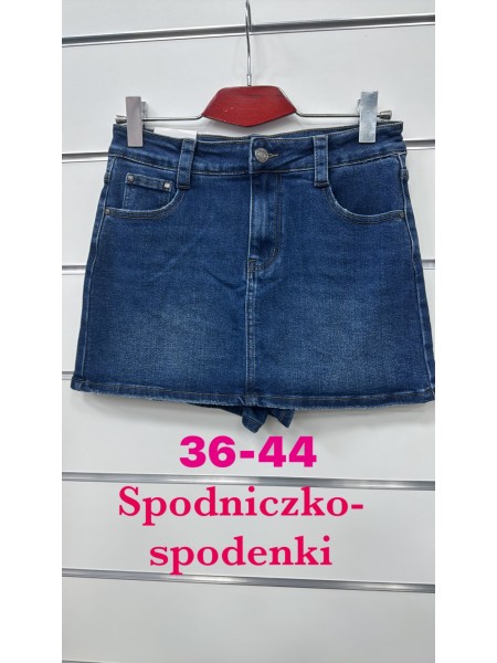 Spódnica krótka jeansowa damska ,size 36-44, paczka 10szt,