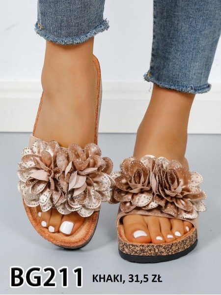 Buty Klapki Damskie (36-41,12par)