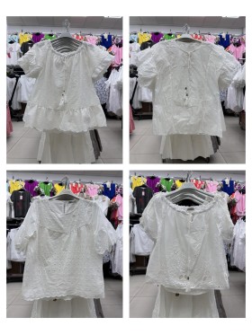 Bluzki damskie wloskie,size uni,paczka 6szt, mix kolor