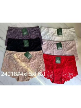 Majtki damskie, size 4-6xl paczka 24szt ,mix kolor