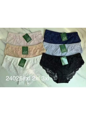 Majtki damskie, size xl-3xl paczka 24szt ,mix kolor