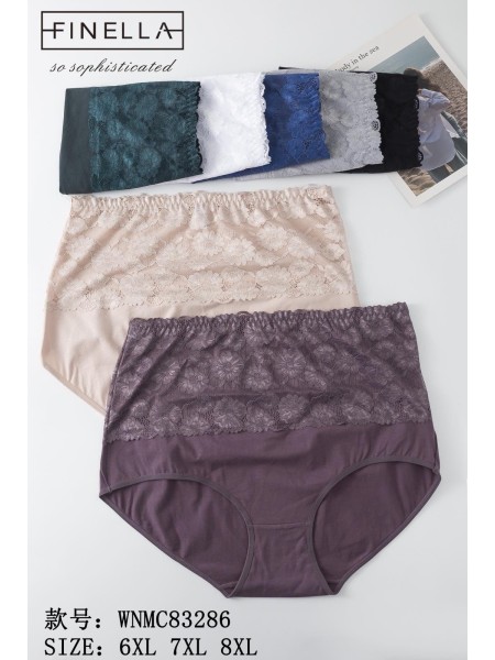 Majtki damskie, size 6-8xl paczka 24szt ,mix kolor