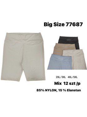 Legginsy damskie ,size 2-5xl ,paczka 12szt,MIX kolor