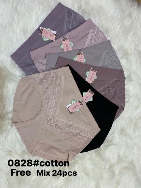 Majtki damskie, size free paczka 24szt ,mix kolor