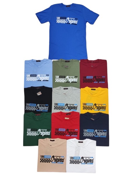 Bluzki MĘSKA,size m-2xl,paczka 12szt, mix kolor