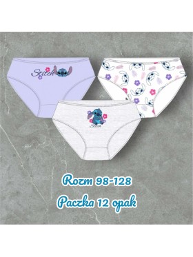 Majtki DZIECIĘCA, rozm 98-128, paczka 12szt ,mix kolor