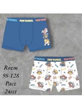 Bokserki DZIECIĘCA, rozm 98-128 paczka 24szt ,mix kolor