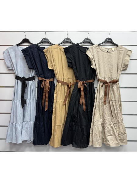 Sukienki damskie wloskie, Size uni ,paczka 6szt,mix kolor