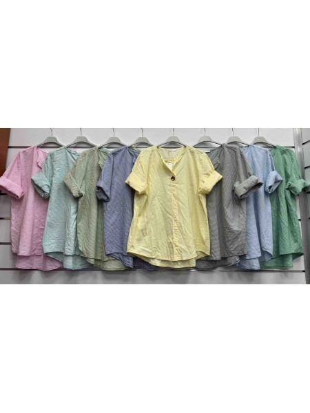 Bluzki damskie wloskie, Size uni ,paczka 6szt,mix kolor