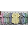 Bluzki damskie wloskie, Size uni ,paczka 6szt,mix kolor