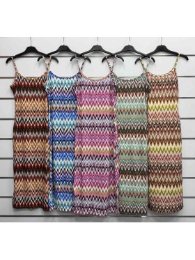 Sukienki damskie wloskie, Size uni ,paczka 6szt,mix kolor