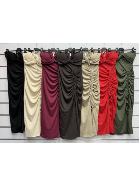 Sukienki damskie wloskie, Size uni ,paczka 6szt,mix kolor