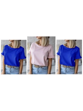 Bluzki damskie Włoskie , Size uni,paczka 6szt,mix kolor