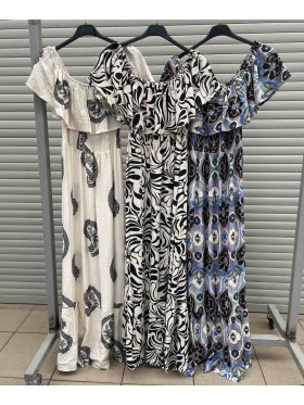 Sukienki damskie Włoski ,size uni  ,paczka 6szt mix kolor
