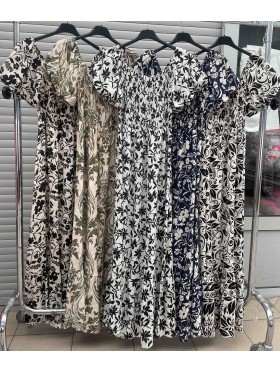 Sukienki damskie Włoski ,size uni  ,paczka 6szt mix kolor