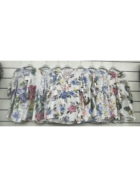 Bluzki damskie Włoskie , Size uni,paczka 6szt,mix kolor