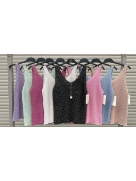 Bluzki damskie Włoskie , Size uni,paczka 6szt,mix kolor