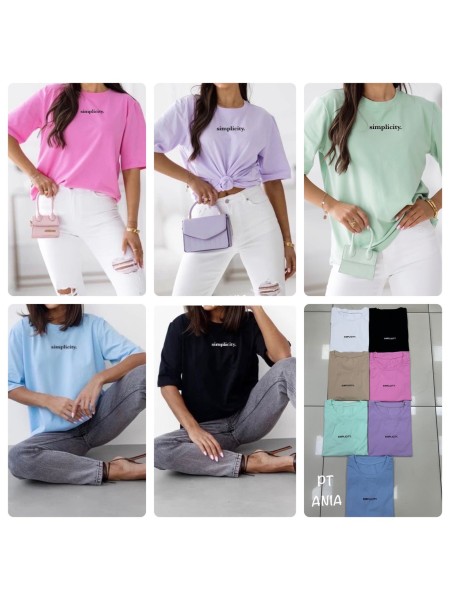 Bluzki DAMSKA,size uni,paczka 6szt, mix kolor