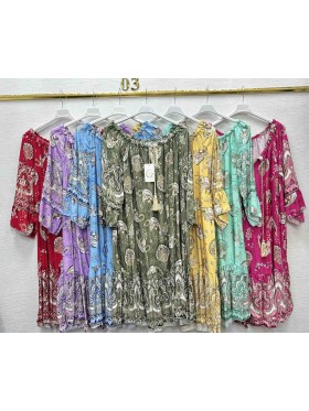 Sukienki DAMSKA,size uni,paczka 5szt, mix kolor
