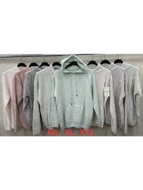 Swetry DAMSKA,size m-2xl,paczka 6szt, mix kolor