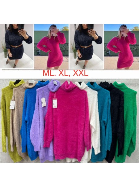 Swetry DAMSKA,size m-2xl,paczka 6szt, mix kolor