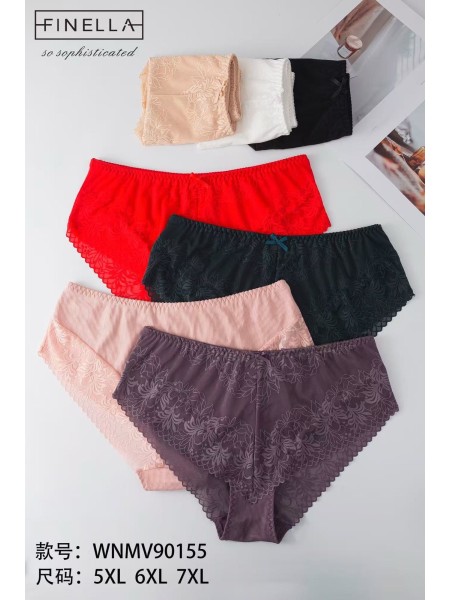 Majtki damskie, size 5-7xl paczka 24szt ,mix kolor