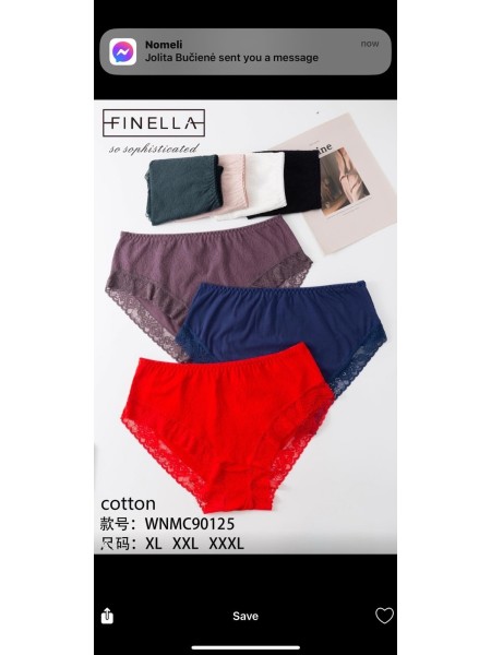 Majtki damskie, size xl-3xl paczka 24szt ,mix kolor